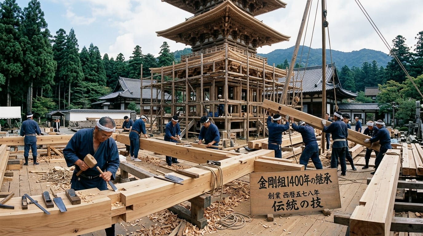 「老舗企業ランキング」世界1位の日本 — 1400年続く金剛組から学ぶ「永続経営」の秘密